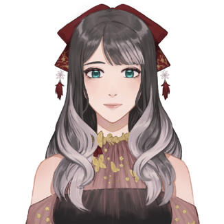 vtuber png and art by @kirisaika!